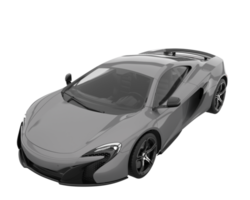 Sport car isolated on transparent background. 3d rendering - illustration png