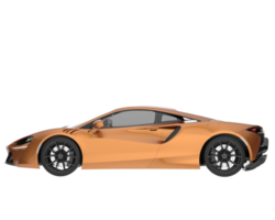 voiture de sport isolée sur fond transparent. rendu 3d - illustration png