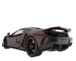 Sport car isolated on transparent background. 3d rendering - illustration png