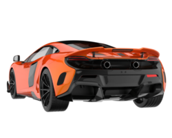 Sport car isolated on transparent background. 3d rendering - illustration png