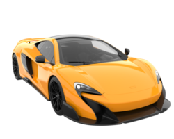 Sport car isolated on transparent background. 3d rendering - illustration png