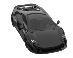 voiture de sport isolée sur fond transparent. rendu 3d - illustration png