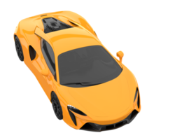 Sport car isolated on transparent background. 3d rendering - illustration png