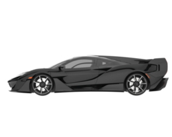 voiture de sport isolée sur fond transparent. rendu 3d - illustration png