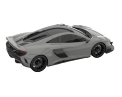 Sport car isolated on transparent background. 3d rendering - illustration png