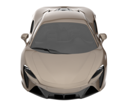 Sport car isolated on transparent background. 3d rendering - illustration png