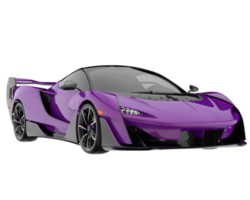 voiture de sport isolée sur fond transparent. rendu 3d - illustration png