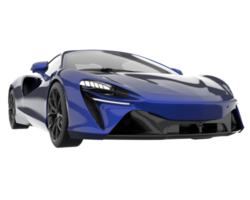Sport car isolated on transparent background. 3d rendering - illustration png