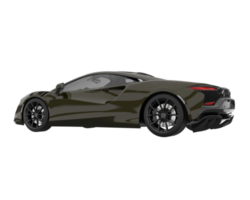 Sport car isolated on transparent background. 3d rendering - illustration png