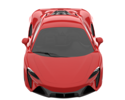 Sport car isolated on transparent background. 3d rendering - illustration png