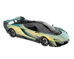 Sport car isolated on transparent background. 3d rendering - illustration png