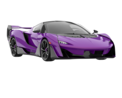 voiture de sport isolée sur fond transparent. rendu 3d - illustration png