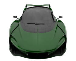 voiture de sport isolée sur fond transparent. rendu 3d - illustration png