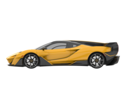 Sport car isolated on transparent background. 3d rendering - illustration png