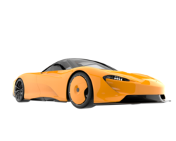 Sport car isolated on transparent background. 3d rendering - illustration png