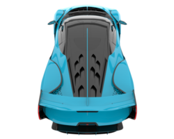 Sport car isolated on transparent background. 3d rendering - illustration png