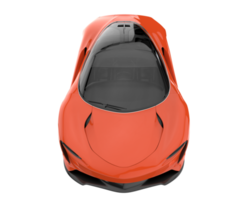 Sport car isolated on transparent background. 3d rendering - illustration png