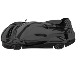 carro esporte isolado em fundo transparente. renderização 3D - ilustração png