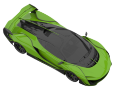 Sport car isolated on transparent background. 3d rendering - illustration png
