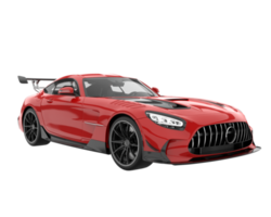 Sport car isolated on transparent background. 3d rendering - illustration png