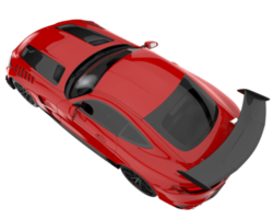 Sport car isolated on transparent background. 3d rendering - illustration png