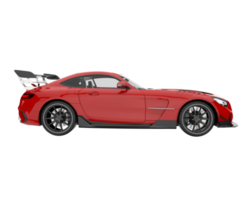 Sport car isolated on transparent background. 3d rendering - illustration png