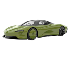 voiture de sport isolée sur fond transparent. rendu 3d - illustration png