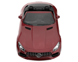 Sport car isolated on transparent background. 3d rendering - illustration png