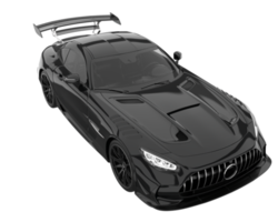 carro esporte isolado em fundo transparente. renderização 3D - ilustração png