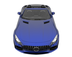 Sport car isolated on transparent background. 3d rendering - illustration png