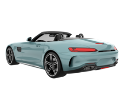 voiture de sport isolée sur fond transparent. rendu 3d - illustration png