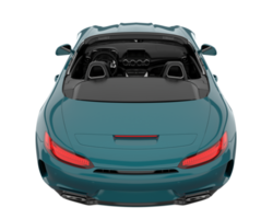 Sport car isolated on transparent background. 3d rendering - illustration png