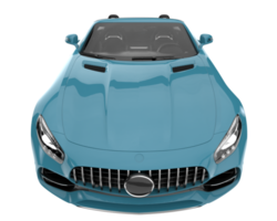 Sport car isolated on transparent background. 3d rendering - illustration png