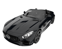 carro esporte isolado em fundo transparente. renderização 3D - ilustração png