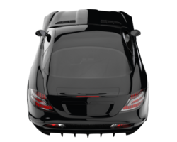 voiture de sport isolée sur fond transparent. rendu 3d - illustration png