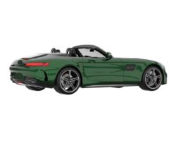 carro esporte isolado em fundo transparente. renderização 3D - ilustração png