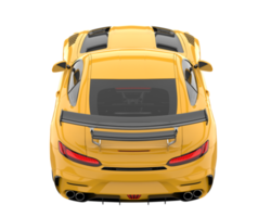 Sport car isolated on transparent background. 3d rendering - illustration png