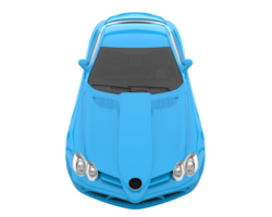 carro esporte isolado em fundo transparente. renderização 3D - ilustração png