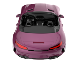 Sport car isolated on transparent background. 3d rendering - illustration png