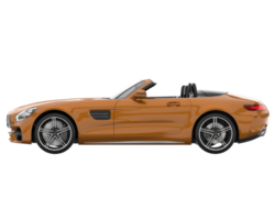 Sport car isolated on transparent background. 3d rendering - illustration png