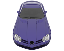 carro esporte isolado em fundo transparente. renderização 3D - ilustração png