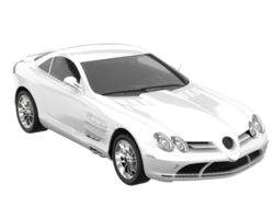 Sport car isolated on transparent background. 3d rendering - illustration png