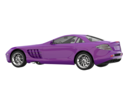 voiture de sport isolée sur fond transparent. rendu 3d - illustration png