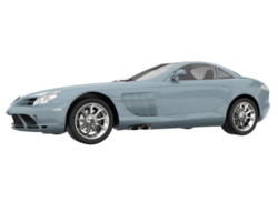 Sport car isolated on transparent background. 3d rendering - illustration png