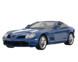 Sport car isolated on transparent background. 3d rendering - illustration png