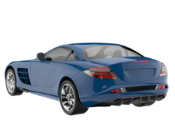 Sport car isolated on transparent background. 3d rendering - illustration png