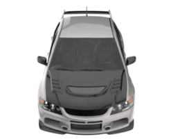 voiture de sport isolée sur fond transparent. rendu 3d - illustration png