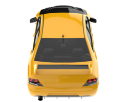 voiture de sport isolée sur fond transparent. rendu 3d - illustration png