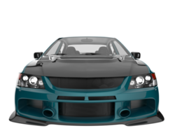 Sport car isolated on transparent background. 3d rendering - illustration png