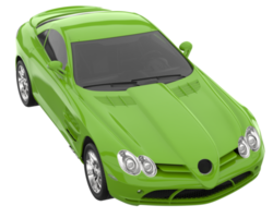 carro esporte isolado em fundo transparente. renderização 3D - ilustração png